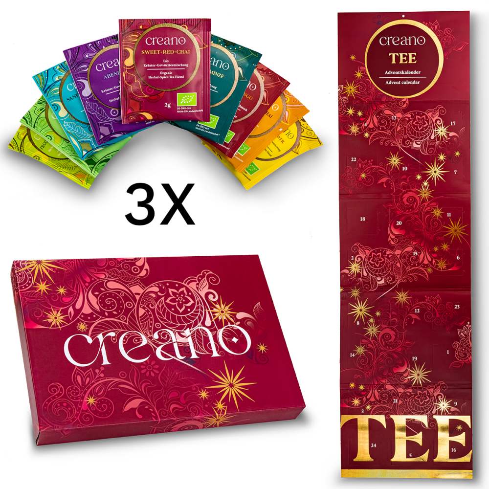 Set Adventskalender, BIO Teebeutel-Tee *²