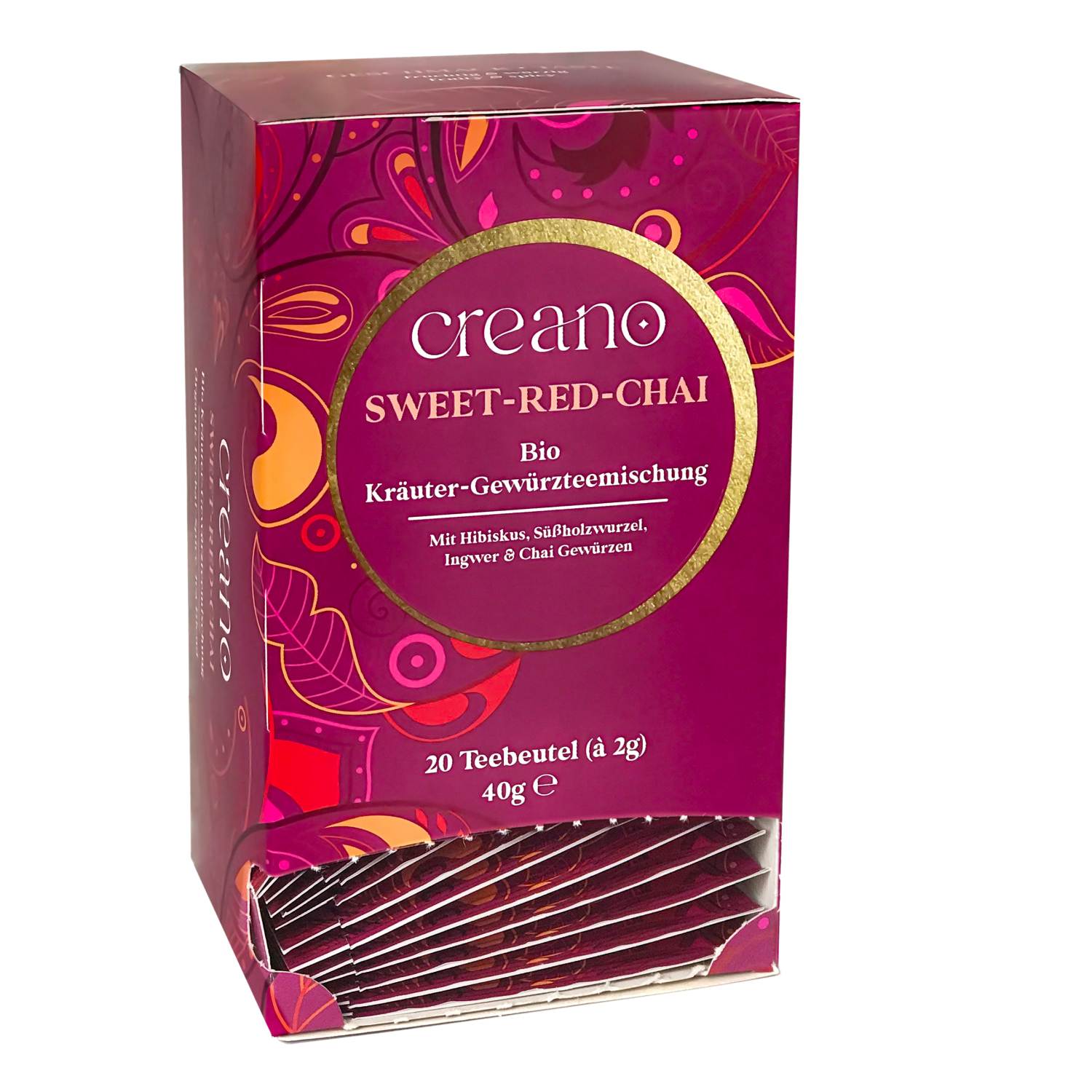 Bio-Teebeutel Sweet-Red-Chai 20er / 60er-Pack* - Creano
