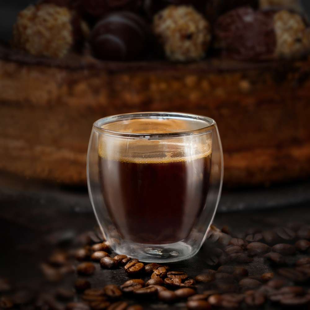 Creano Espresso Doppelwandglas (Set: 2er, 4er, 6er) "bauchig" | 100ml - Creano