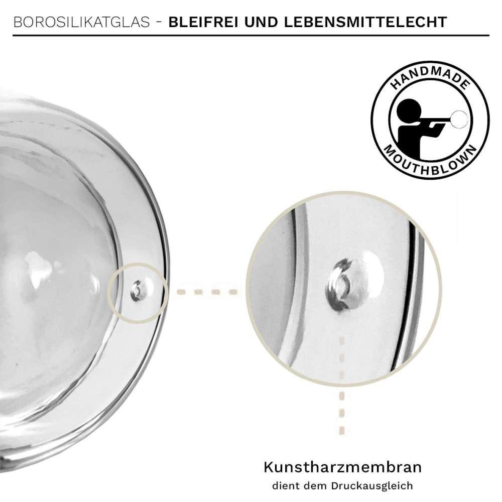 Creano XXL Thermotasse (1er, 2er) im Geschenkkarton | 400ml - Creano