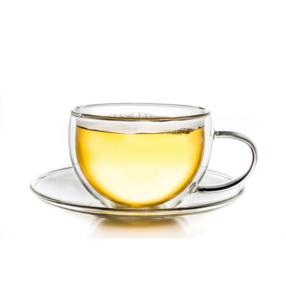 Creano doppelwandige Thermo-Tasse (Set: 1er, 2er, 4er, 6er) mit Untersetzer | 250ml