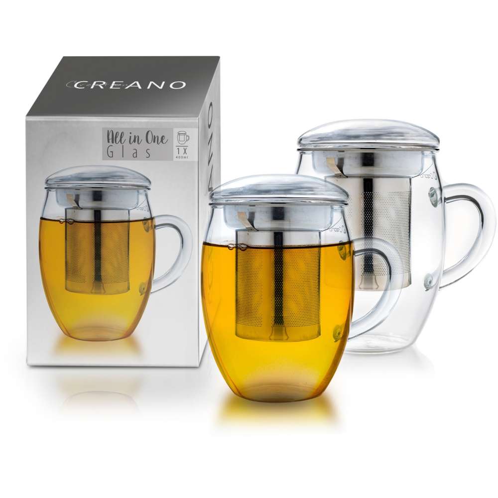 Creano TeeGlas "All-In-One", 3 tlg. | 400ml
