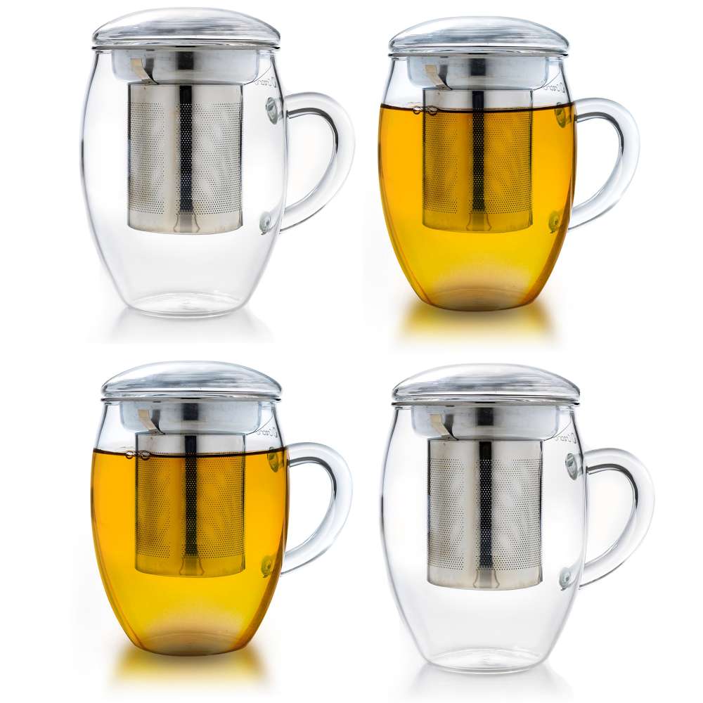 Creano TeeGlas "All-In-One", 3 tlg. | 400ml
