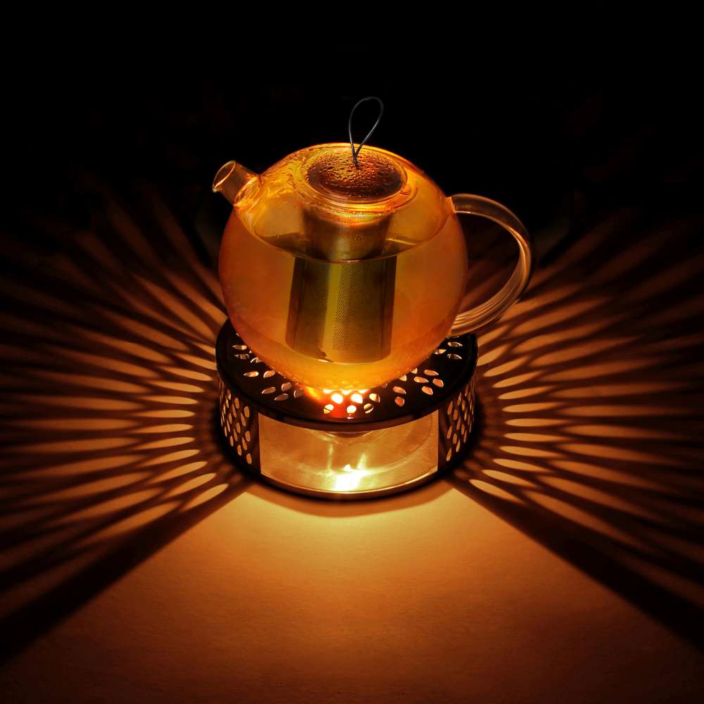 Creano Glas Teekanne "JUMBO"