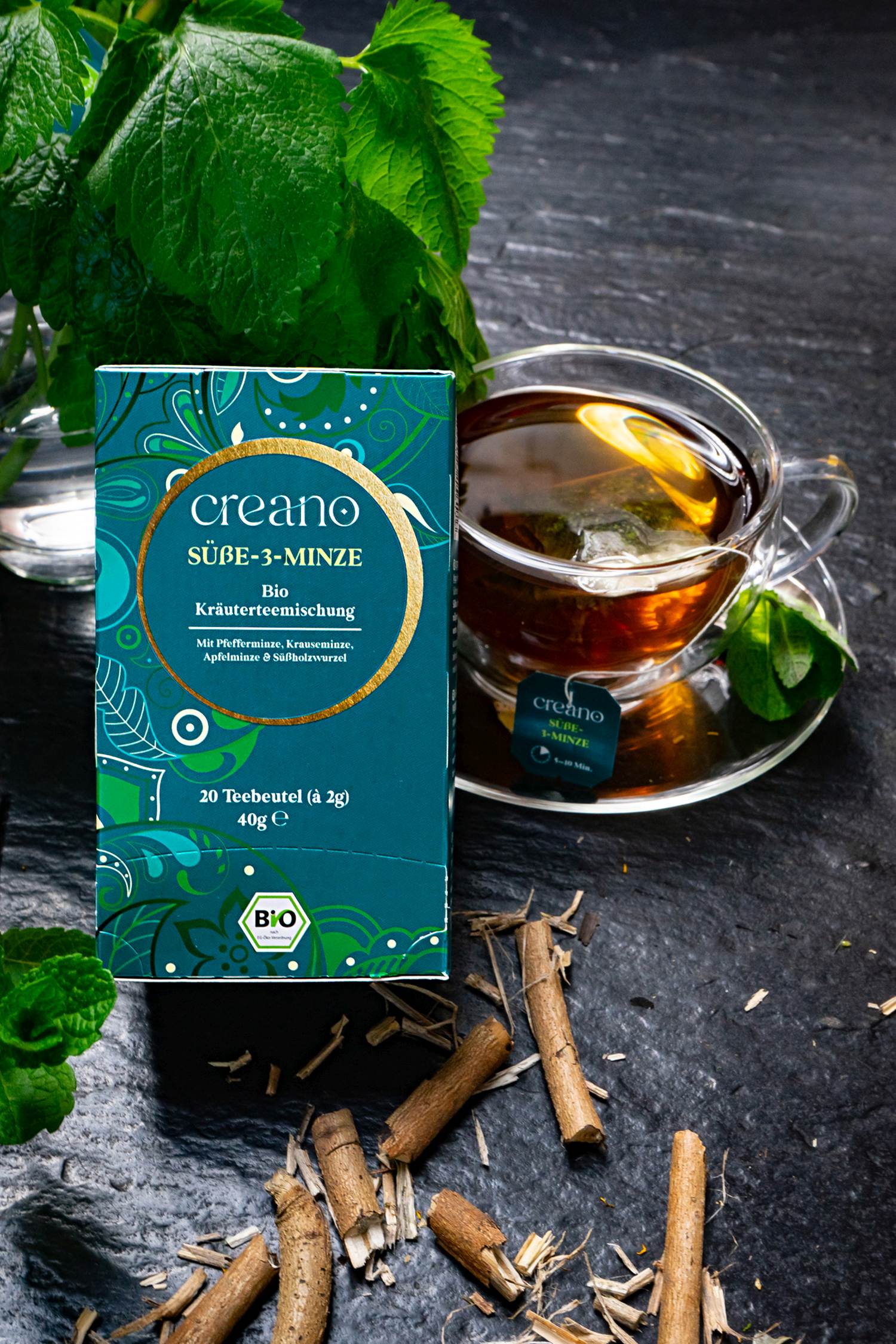 Bio-Teebeutel Süße-3-Minze 20er / 60er-Pack*
