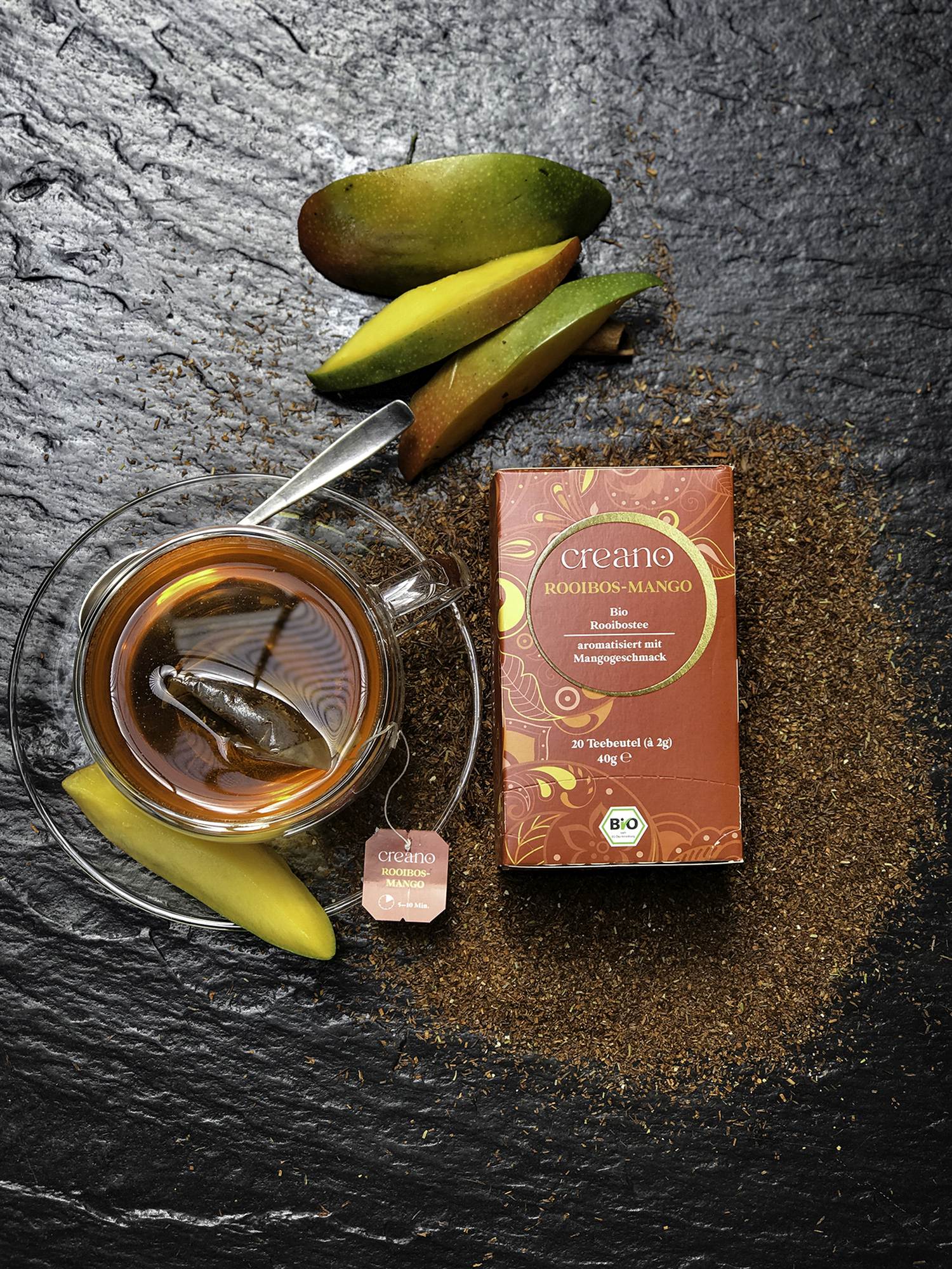 Bio-Teebeutel Rooibos-Mango 20er / 60er-Pack* - Creano