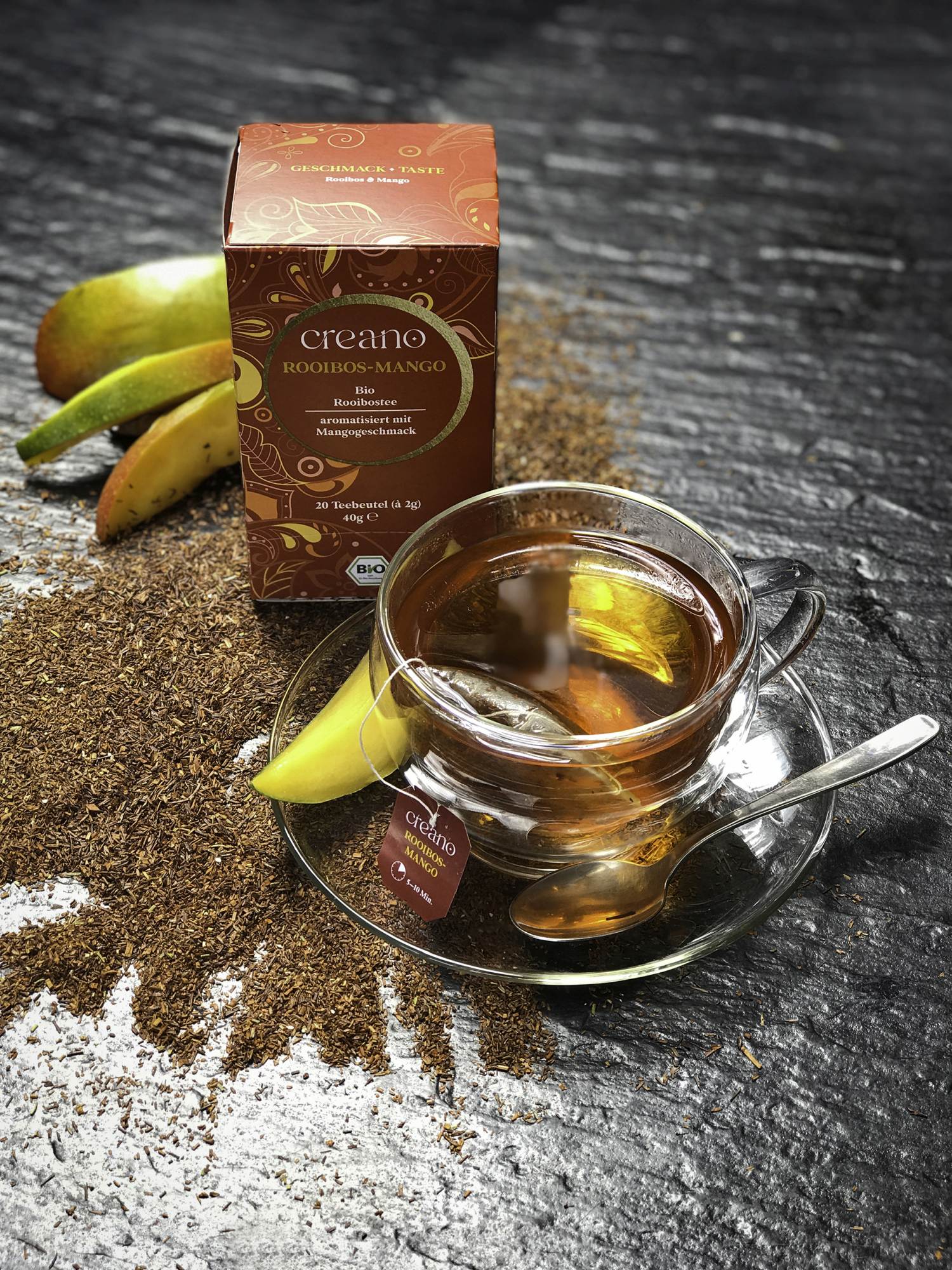 Bio-Teebeutel Rooibos-Mango 20er / 60er-Pack* - Creano