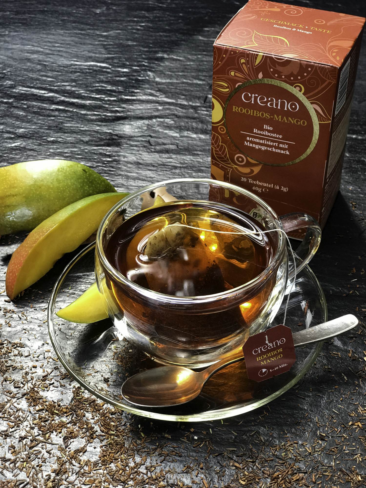 Bio-Teebeutel Rooibos-Mango 20er / 60er-Pack* - Creano