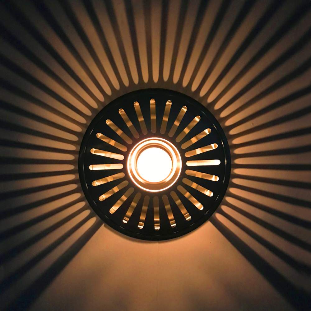 Creano Silver Stövchen "Stripes" aus Edelstahl mit Teelichthalter