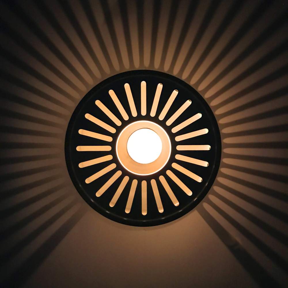 Creano weißes Stövchen "Stripes" aus Edelstahl mit Teelichthalter