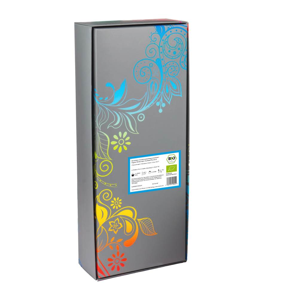 3er Dose Grobschnitt BIO Kräutertee “Calm down” Tee-Mix Creano (Wellness-Tee, Sanfte Stimmung, Abend-Tee)