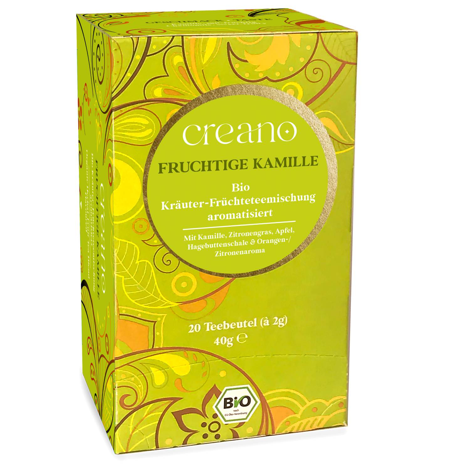 Bio-Teebeutel Fruchtige-Kamille 20er / 60er-Pack*