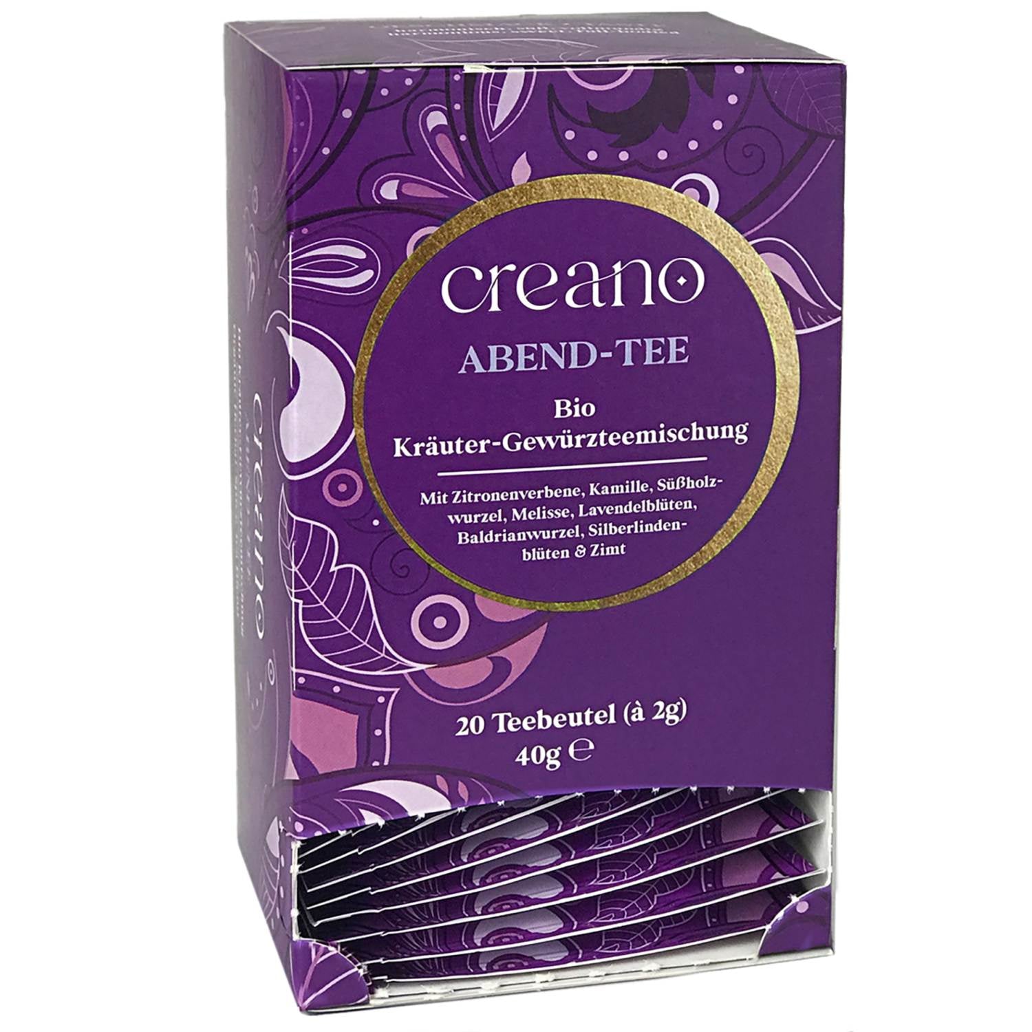 Bio-Teebeutel Abend-Tee 20er / 60er-Pack* - Creano