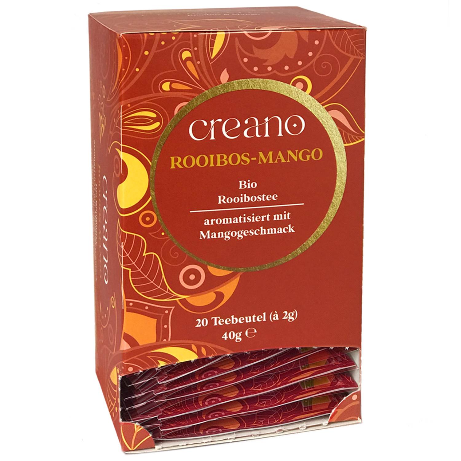 Bio-Teebeutel Rooibos-Mango 20er / 60er-Pack*