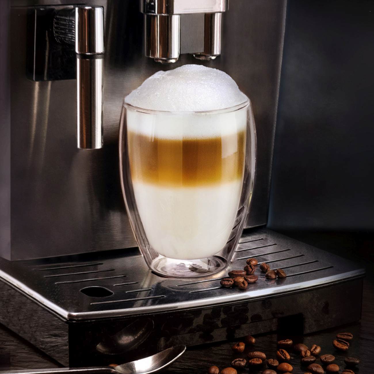 Creano Doppelwandglas (Set: 1er, 2er, 4er, 6er) Thermoglas "hoch" | 400ml - Creano