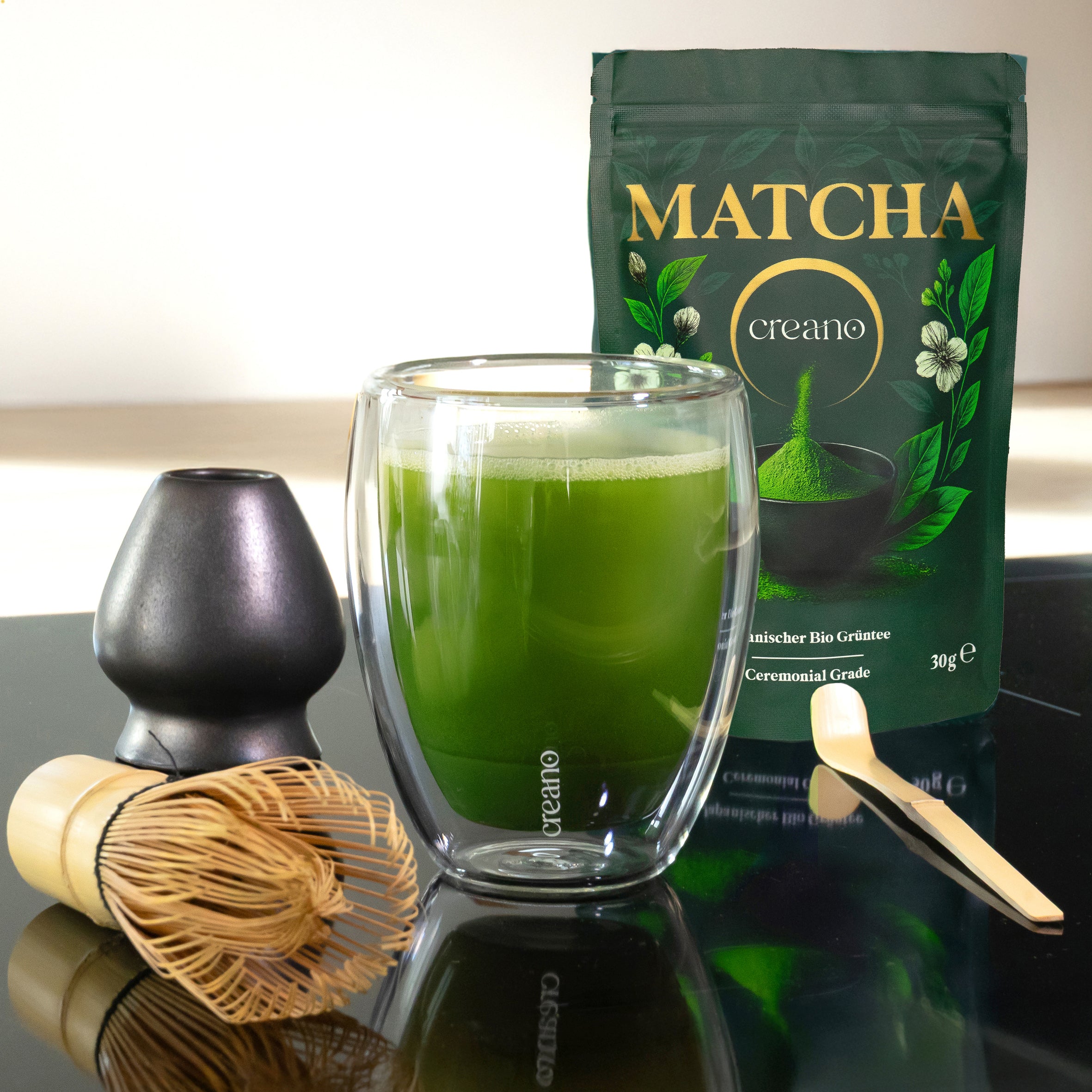 Creano Bio 50g Matcha Tee Ceremonial – Exklusiver Blend aus Japan *⁵