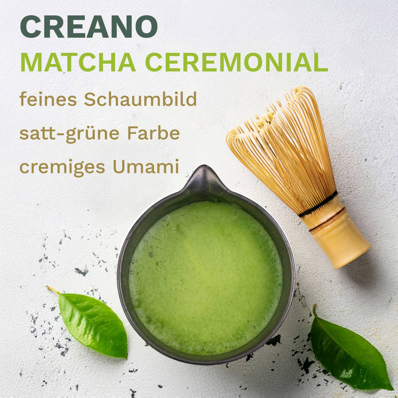 Creano Bio 30g Matcha Tee Ceremonial – Exklusiver Blend aus Japan *⁵ - Creano