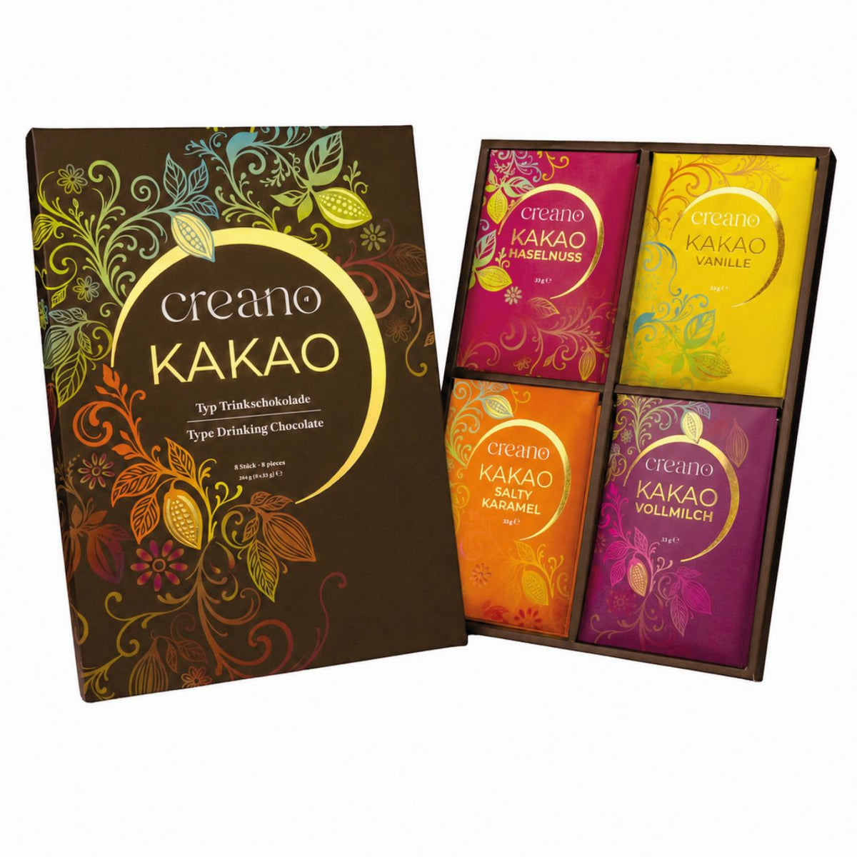 Kakao Geschenkset mit 8 Portionen