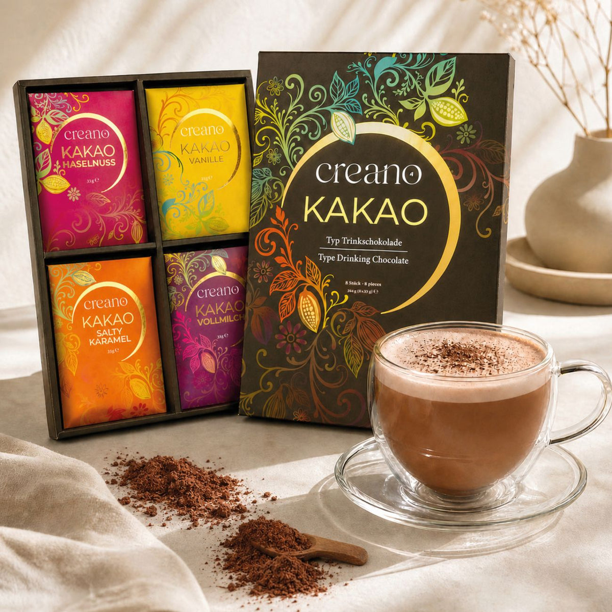 Kakao Geschenkset mit 8 Portionen