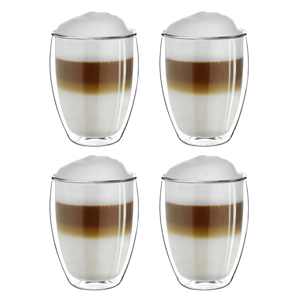 Creano Doppelwandglas (Set: 1er, 2er, 4er, 6er) Thermoglas "hoch" | 400ml