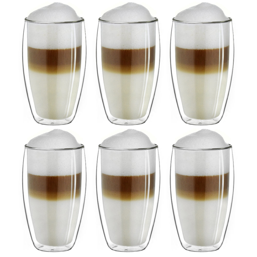 Creano doppelwandiges Thermoglas (Set: 2er, 4er, 6er) „dg-sh“ | 400ml