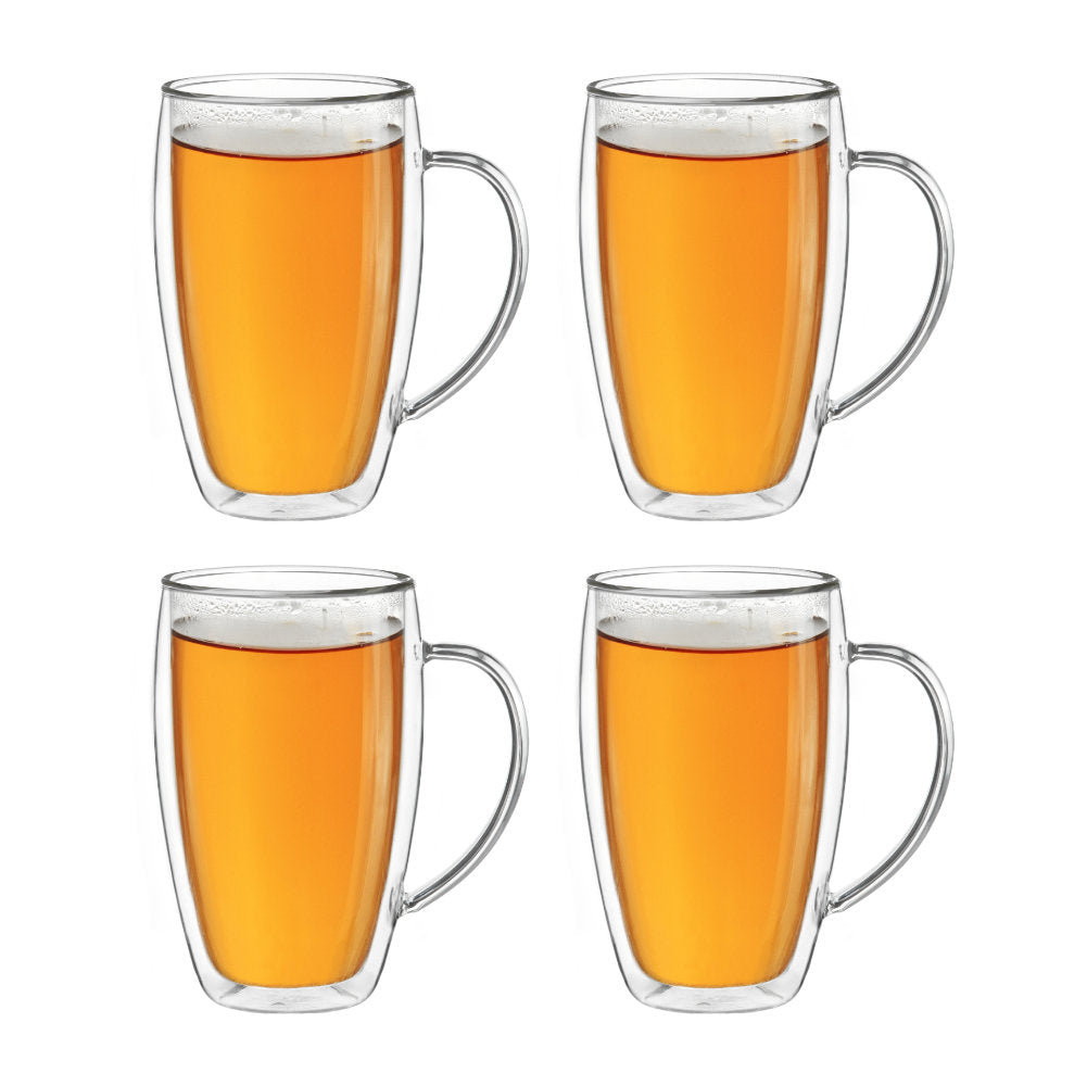 Creano Thermogläser-Set (2er, 4er, 6er) mit Henkel „DG-SHH“ 250 ml