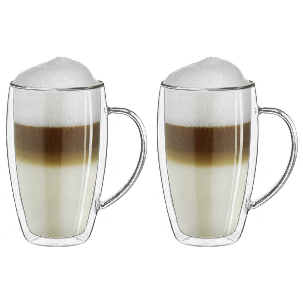 Thermogläser-Set (2er, 4er, 6er) mit Henkel „DG-SHH“ | 400 ml - Creano