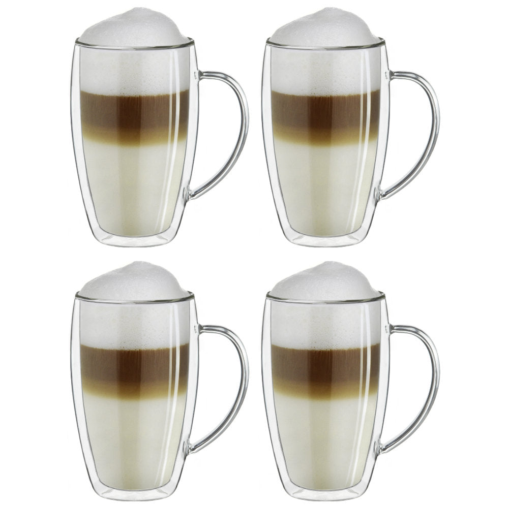 Thermogläser-Set (2er, 4er, 6er) mit Henkel „DG-SHH“ | 400 ml - Creano