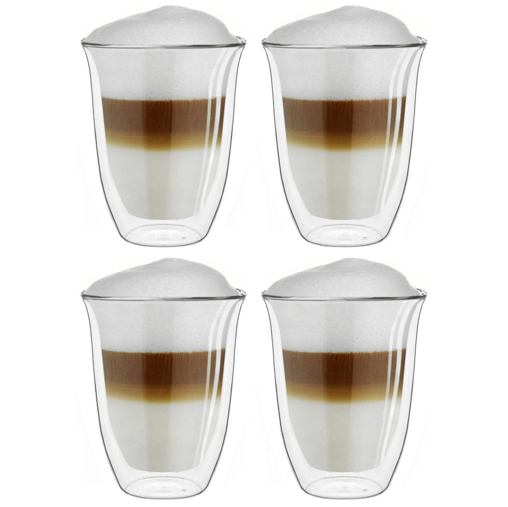 Creano doppelwandiges V-Form Thermoglas (Set: 2er, 4er, 6er) “dg-v” | 400ml - Creano