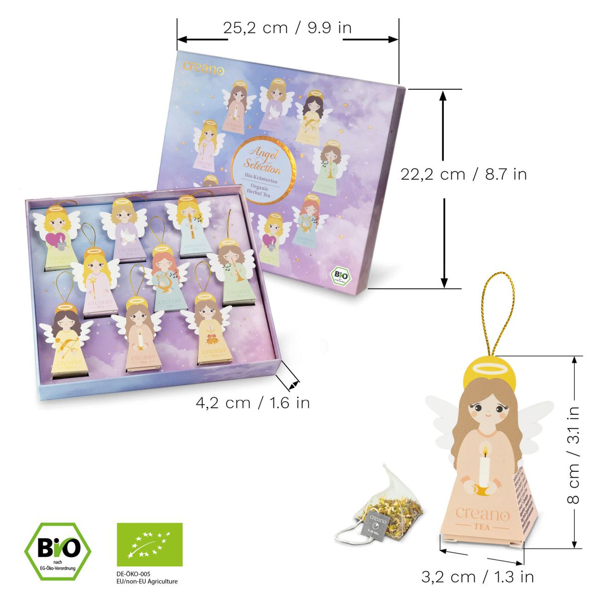 Bio Kräutertee Geschenkset „Angel Selection“