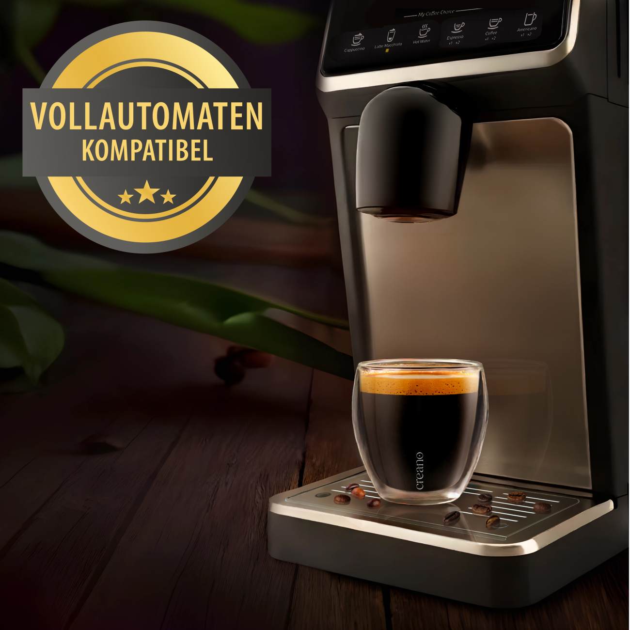 Creano doppelwandige Premium Espresso-Gläser in Gastro Qualität, Set, 100ml - Creano