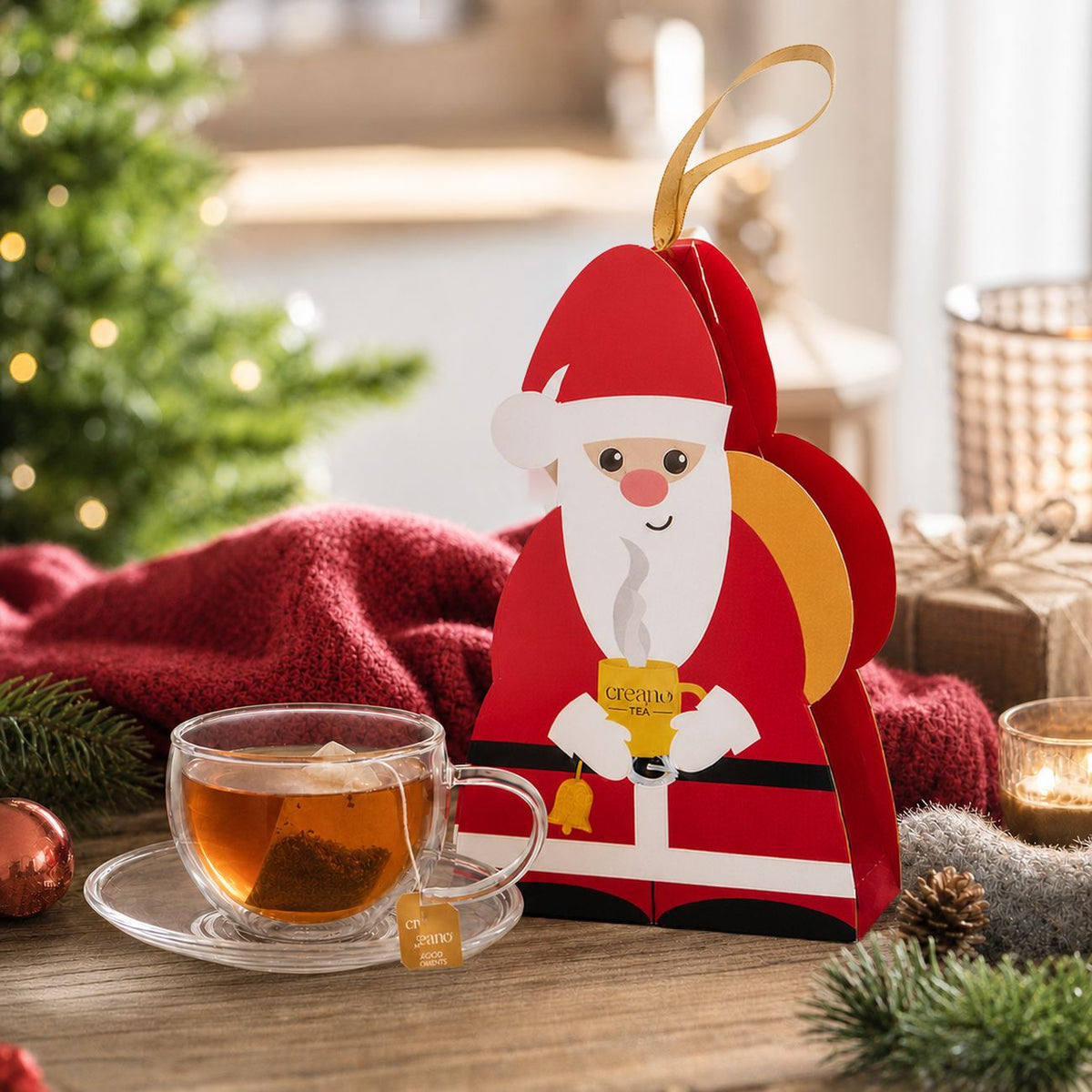Bio Tee Geschenkset Weihnachtsmann