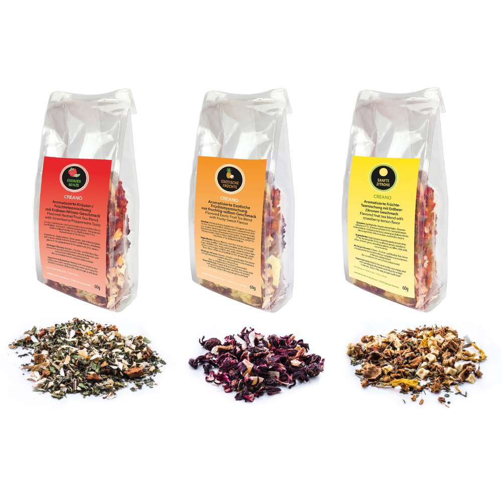 Aromatisierte FrüchteTeemischung mit Limetten Geschmack