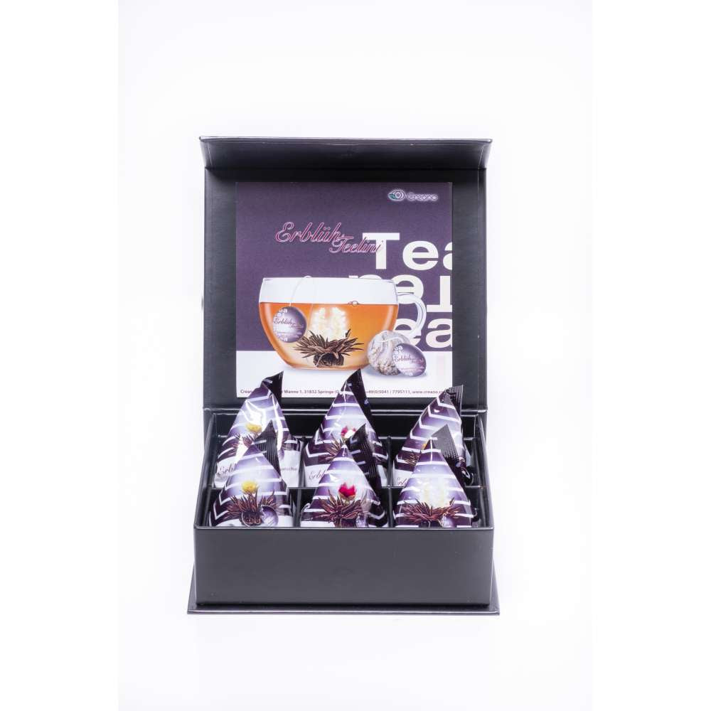 Magnetbox 6er Teelini Schwarzer Tee