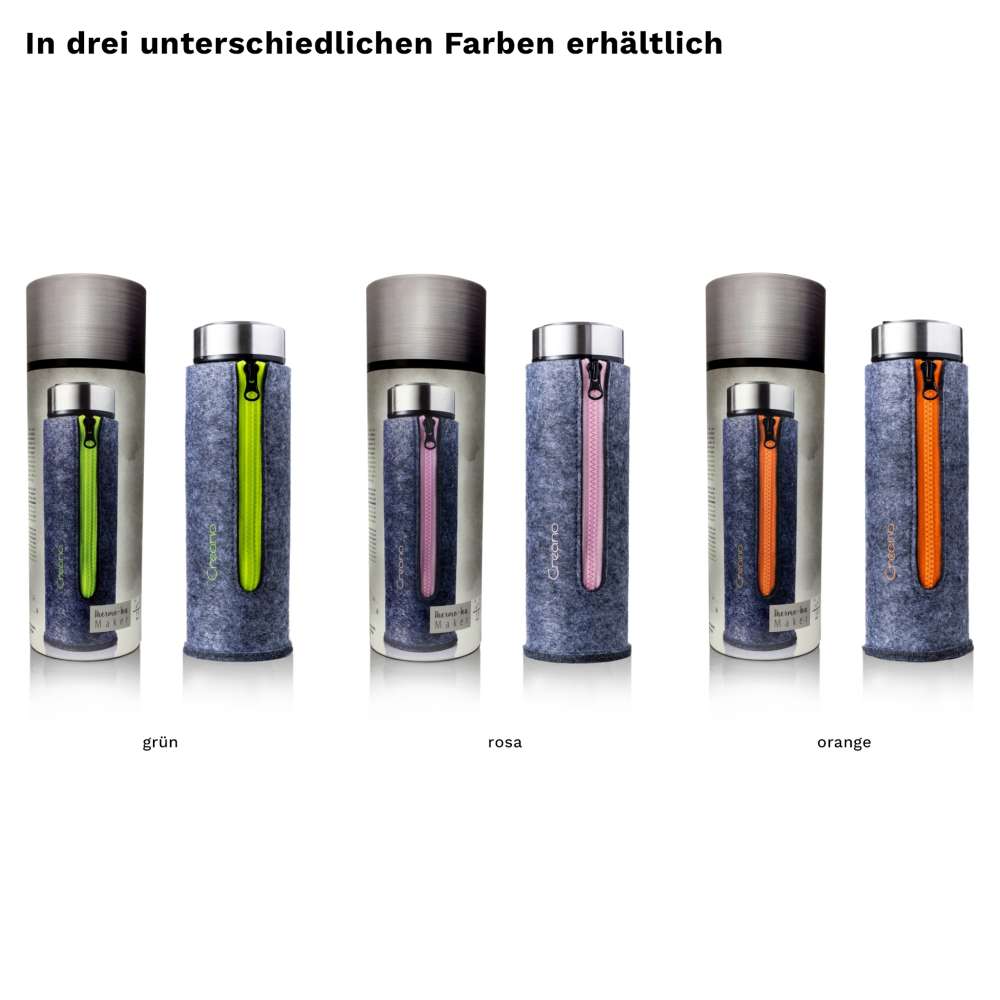 Thermo Teamaker mit Filztasche | 400ml