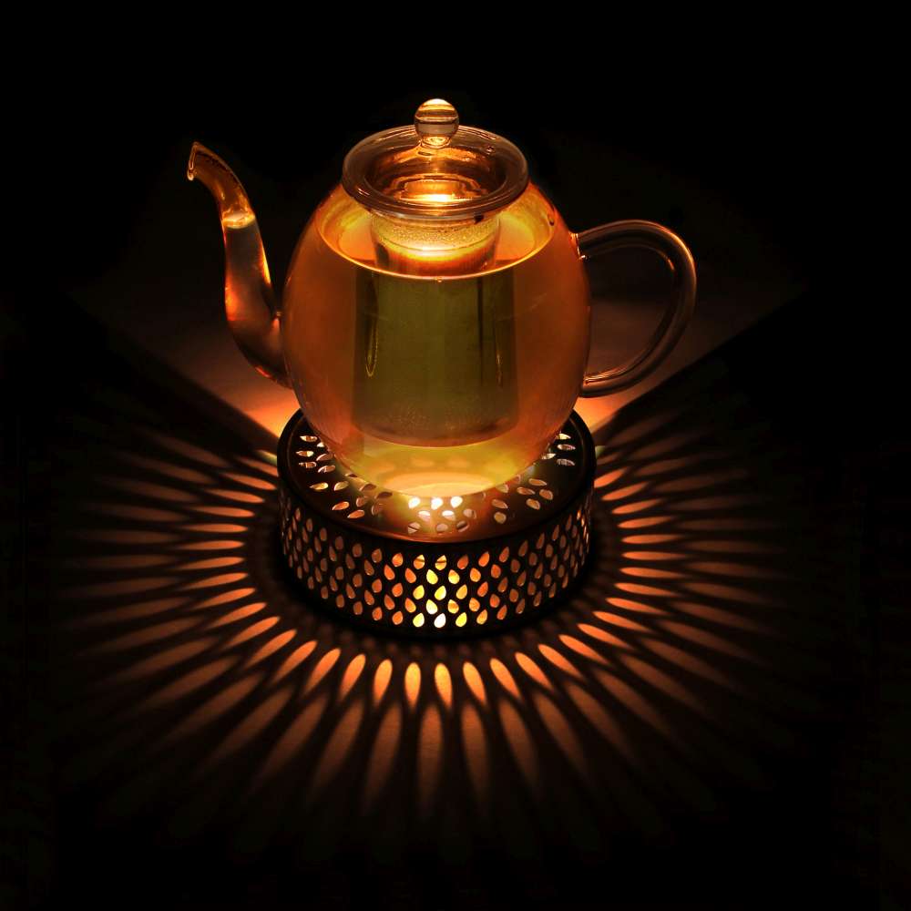 Creano Glas Teekanne "hoch" | 1,5L