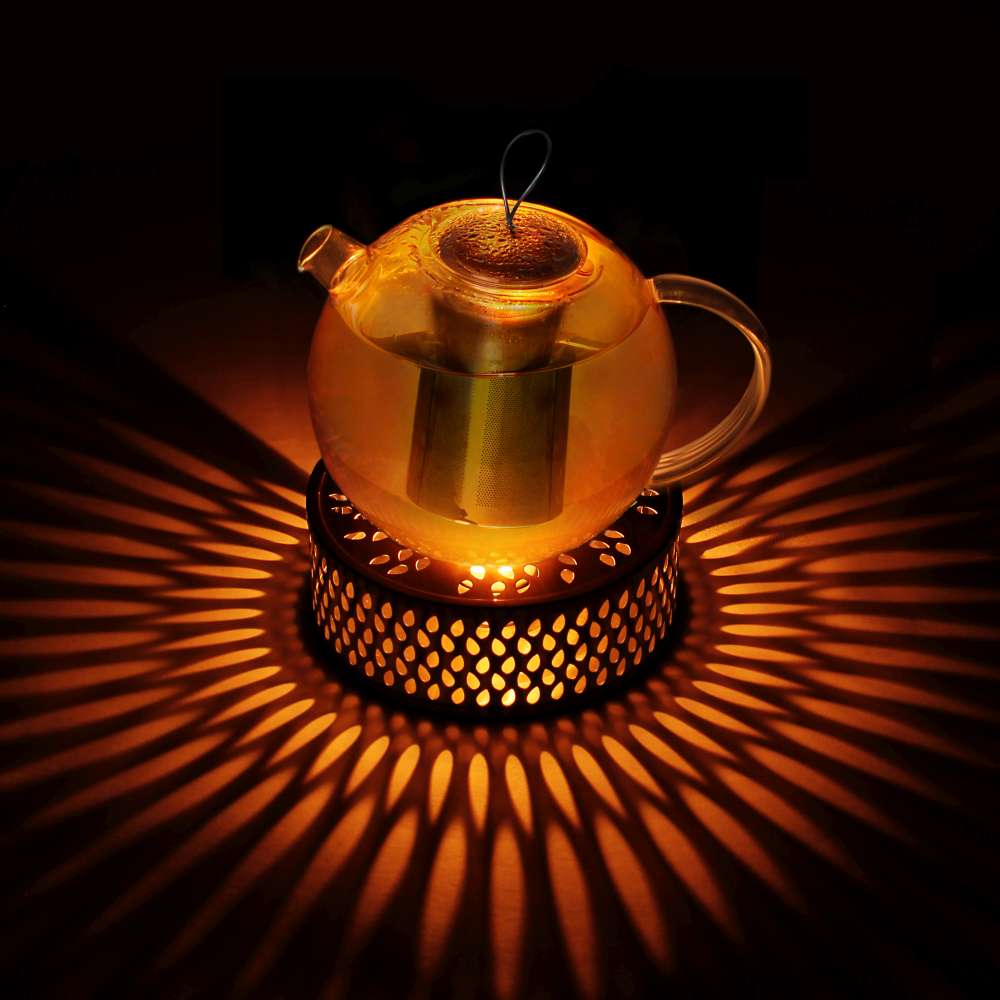 Creano Glas Teekanne "JUMBO"