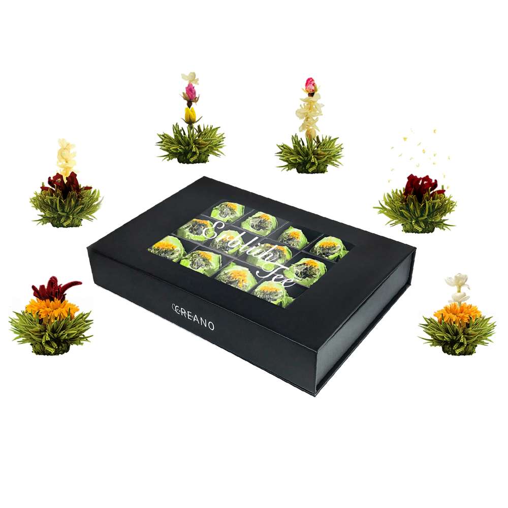 18er ErblühTee in edler Magnetbox „Grüner Tee“