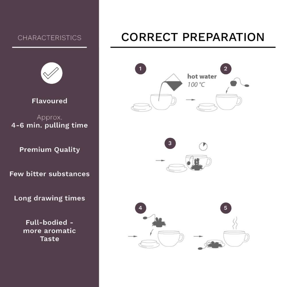 ErblühTeelini "Schwarzer Tee" Großpackung