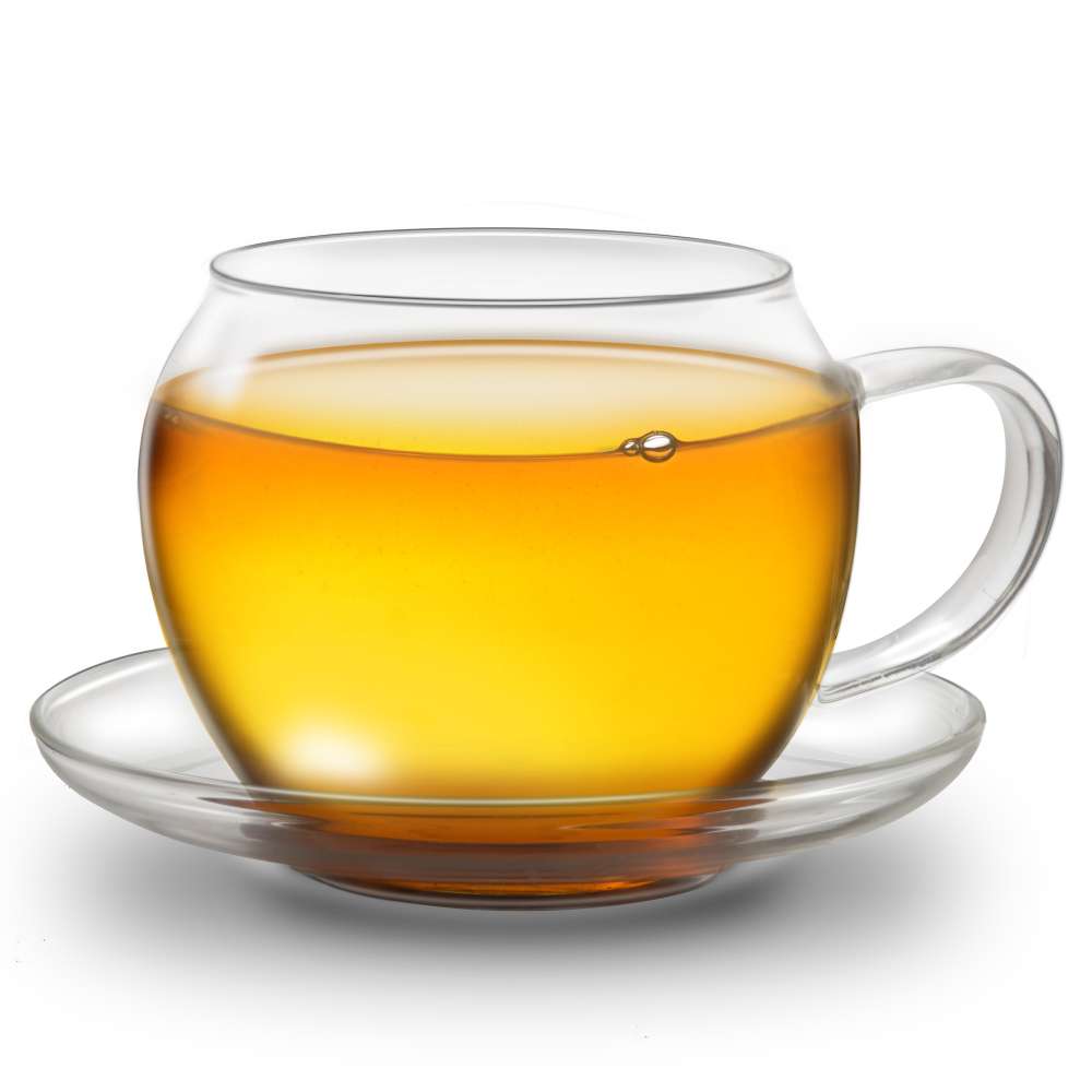 JUMBO Tee-Tasse XXL aus Glas mit Henkel