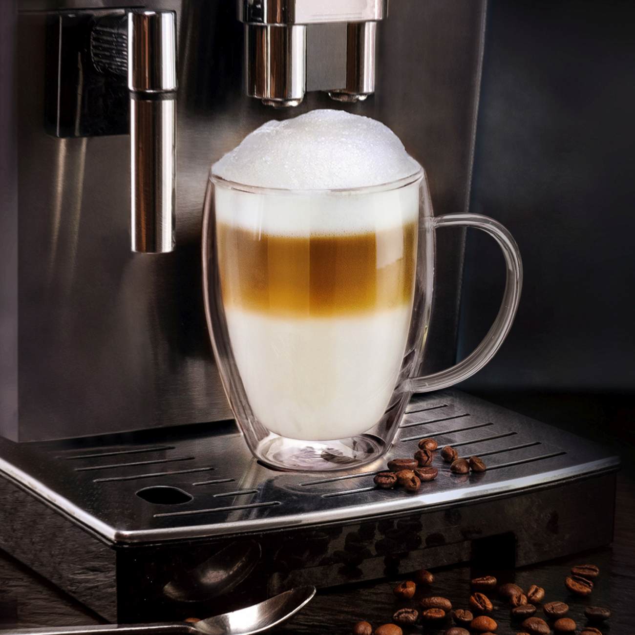 Creano doppelwandiges Thermoglas (Set: 2er, 4er, 6er)„HH“ | 400ml