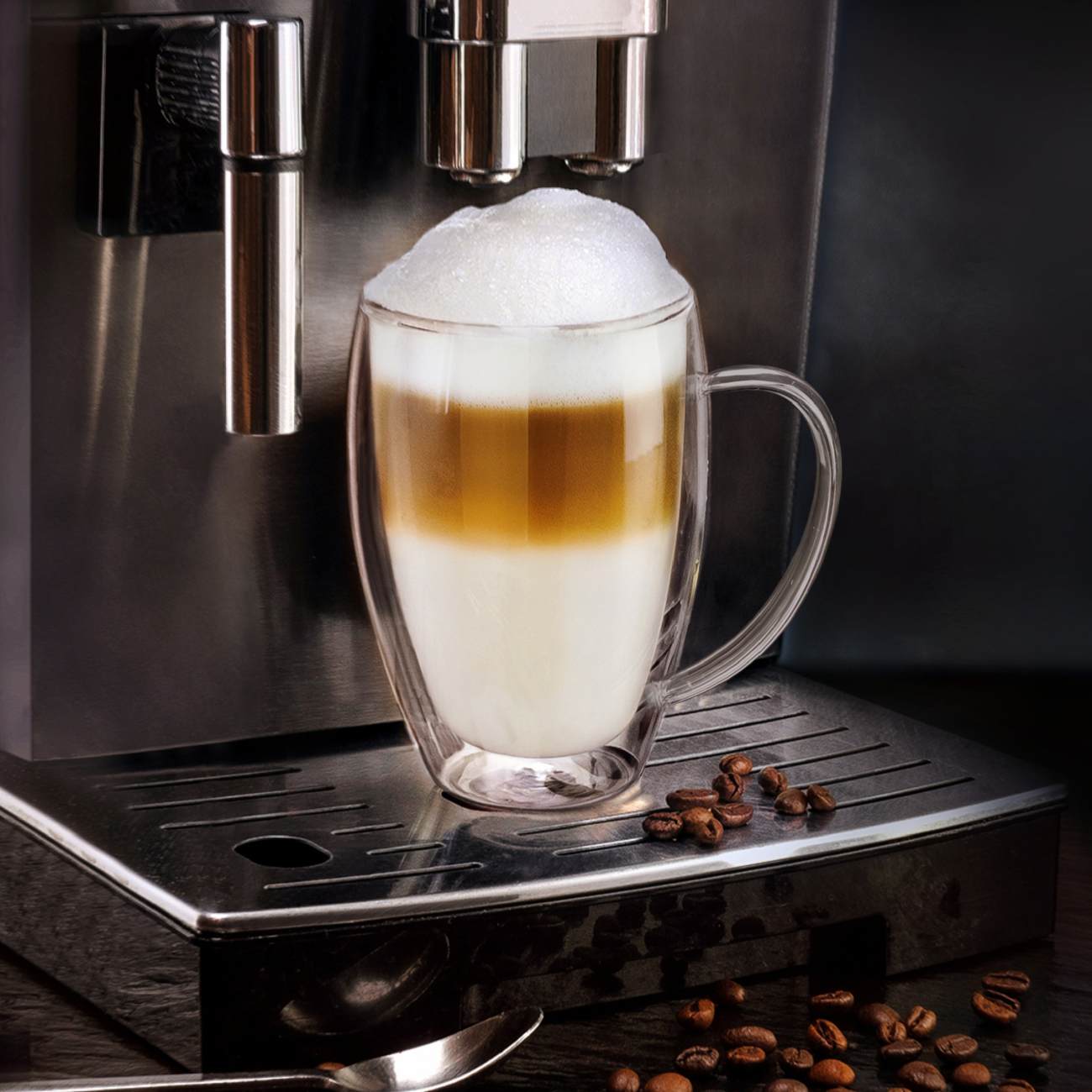 Thermogläser-Set (2er, 4er, 6er) mit Henkel „DG-SHH“ | 400 ml