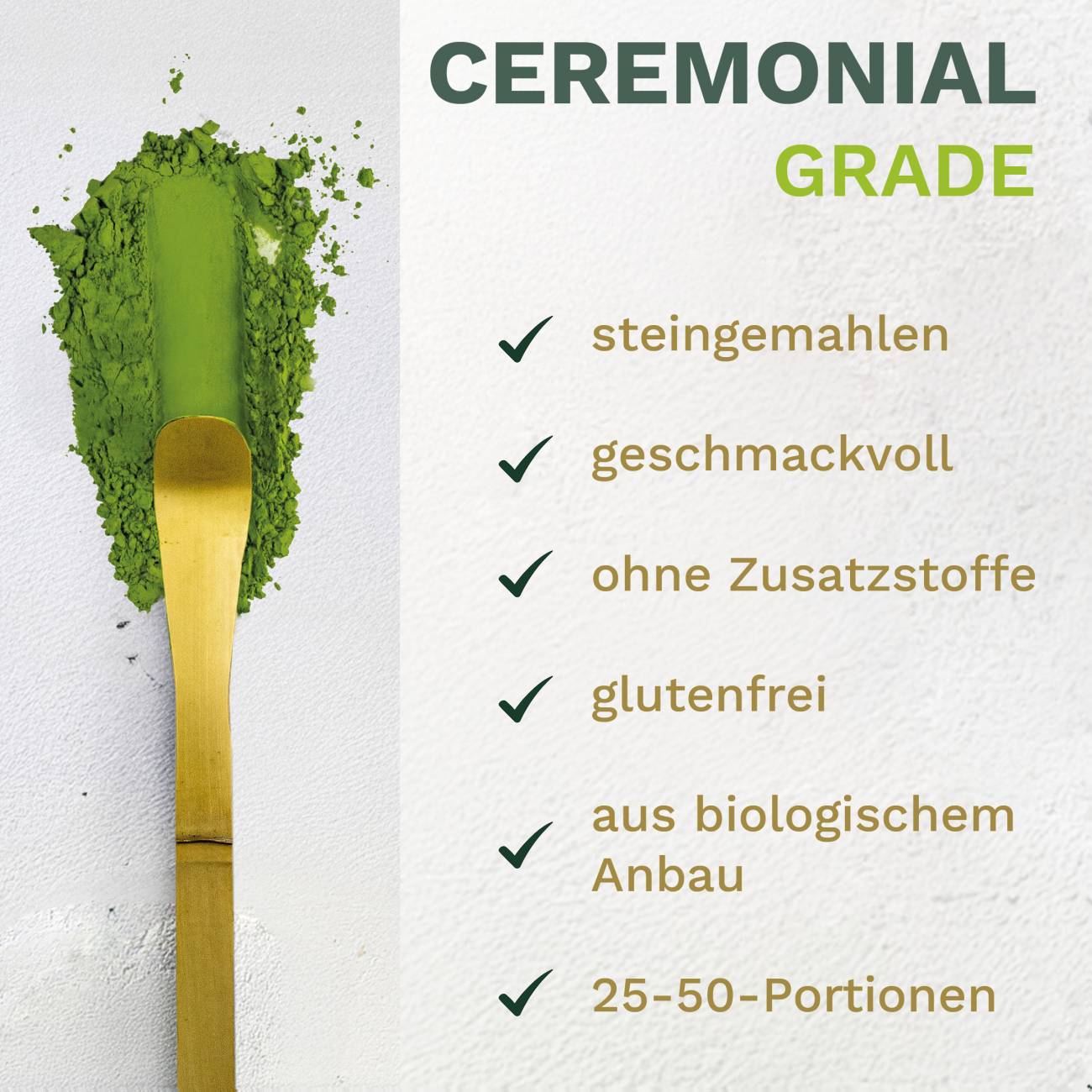 Creano Bio 50g Matcha Tee Ceremonial – Exklusiver Blend aus Japan *⁵ - Creano
