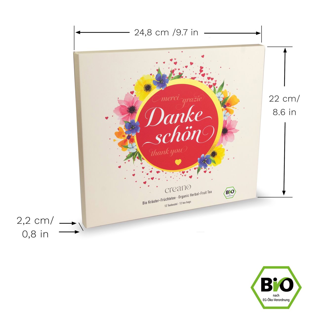 Creano Bio Kräutertee Geschenkset „Dankeschön“ - Creano
