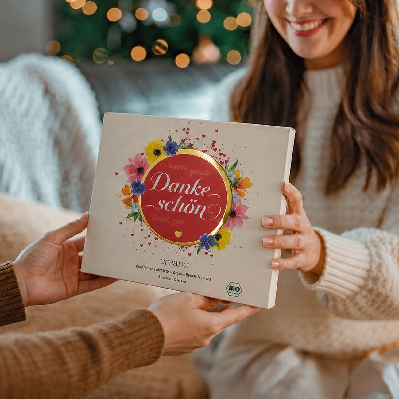 Creano Bio Kräutertee Geschenkset „Dankeschön“ - Creano