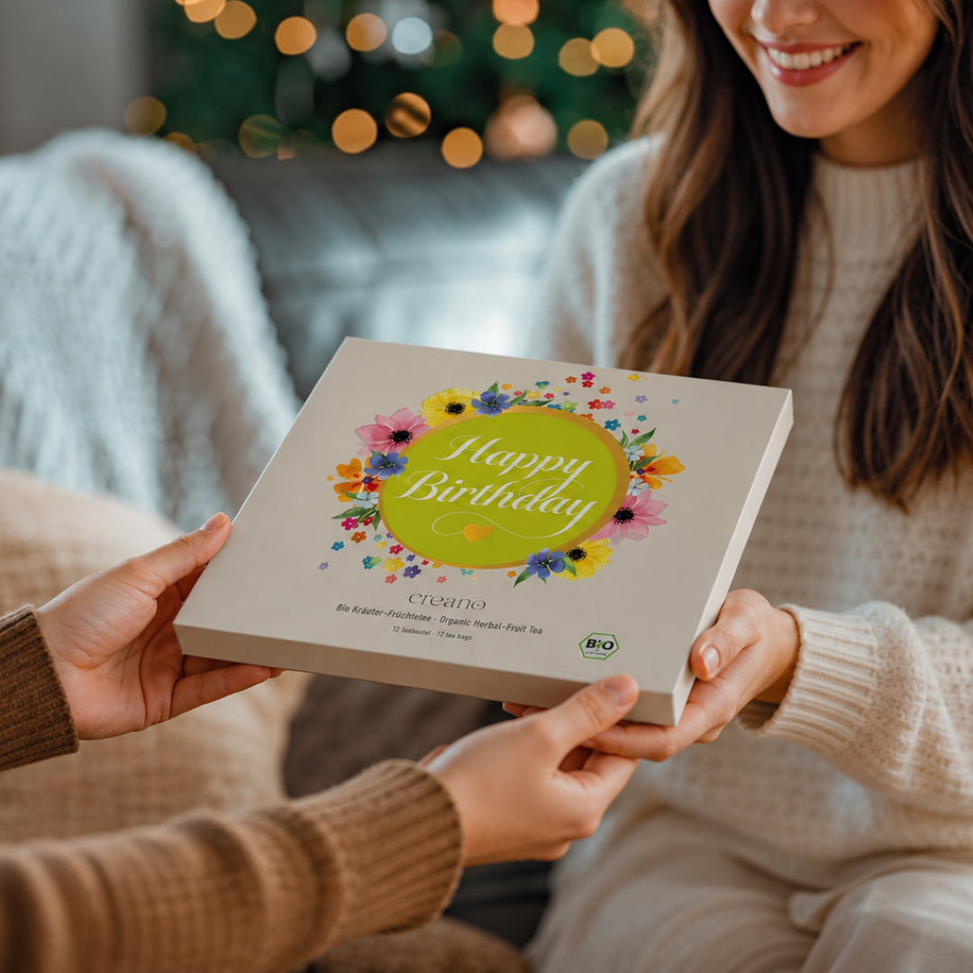 Creano Bio Kräutertee Geschenkset „Happy Birthday“ - Creano
