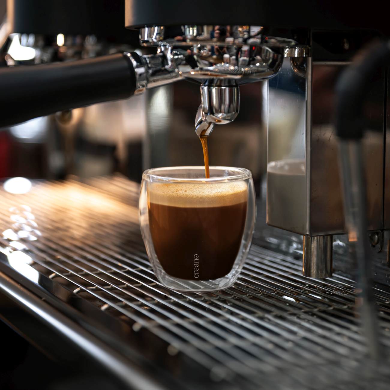 Creano doppelwandige Premium Espresso-Gläser in Gastro Qualität, Set, 100ml