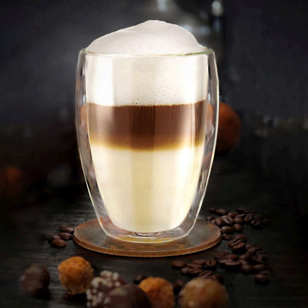 4x Verre Double Paroi 400-500ml Café Thé Boire Borosilicate Thermo Latte  Macchiato à Prix Carrefour
