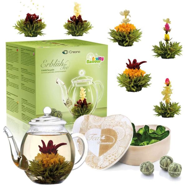 Mélange de fleurs de thé Creano - Coffret de fleurs de thé avec