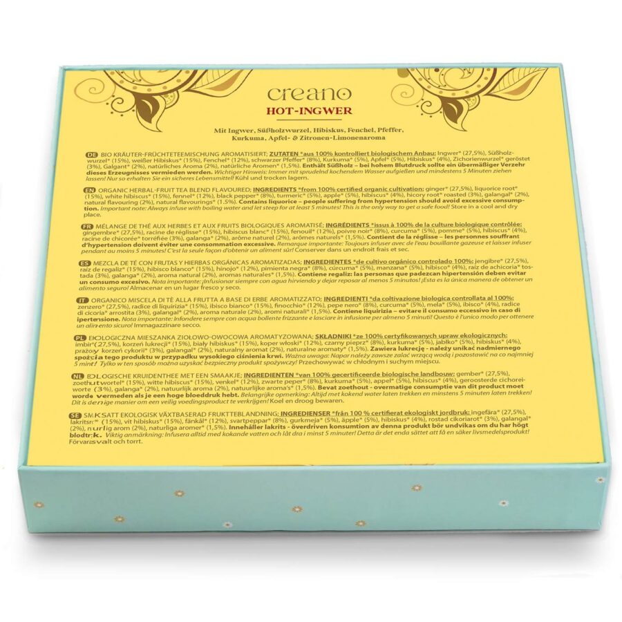 Creano Bio Kräutertee Geschenkset „Tea Lovers“ - 9 Pyramiden-Teebeutel in 9 niedlichen Figuren zum Verschenken - 22,5g - NEUHEIT 2025* – Bild 5